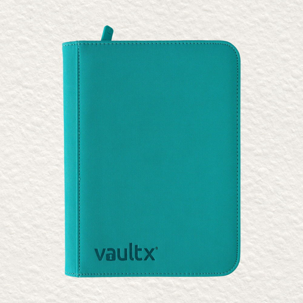 Exo-Tec Zip Binder 4-Pocket Ocean Blue