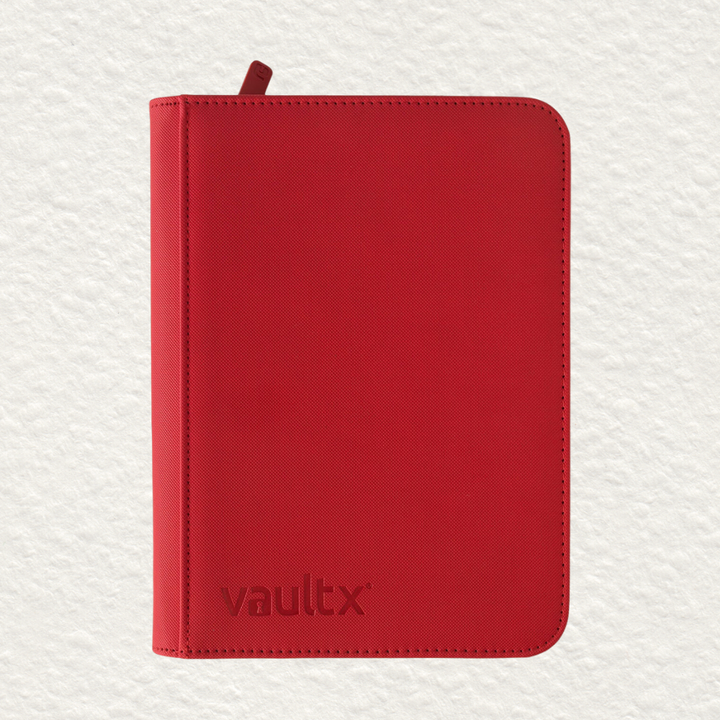 Exo-Tec Zip Binder 4-Pocket Fire Red
