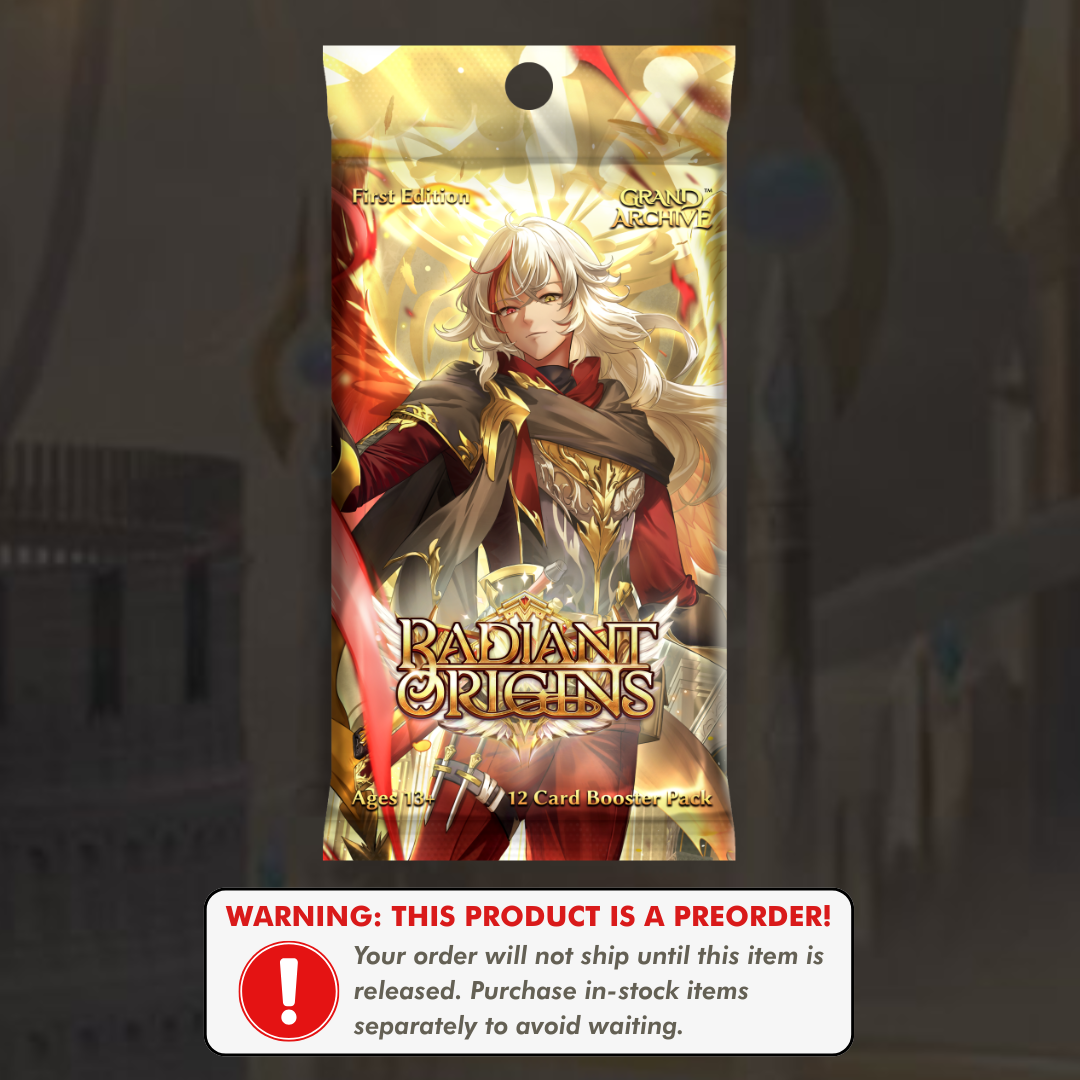 Preorder: Radiant Origins 1st Edition Booster Pack
