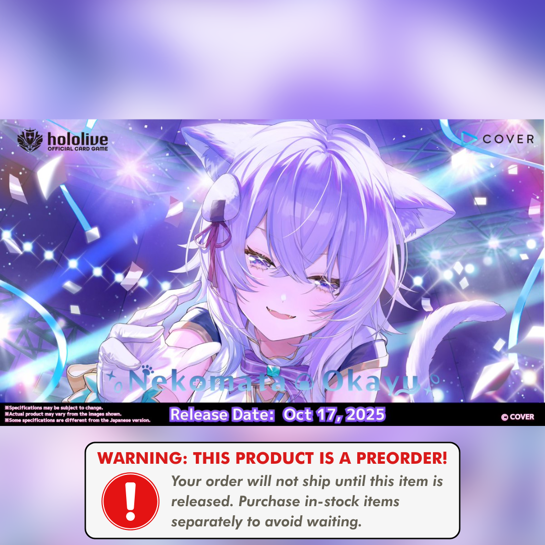 Preorder: Nekomata Okayu - Starter Deck Blue Display (EN)