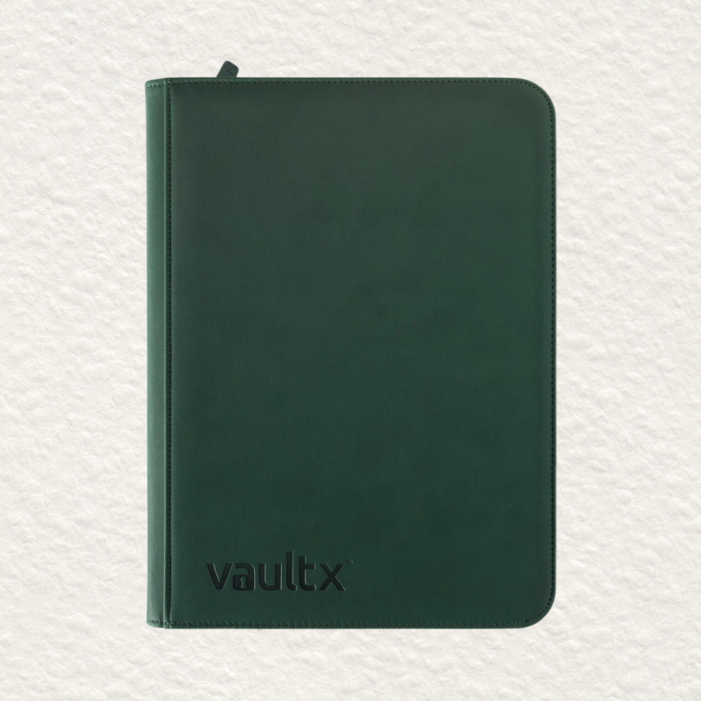 Exo-Tec Zip Binder 9-Pocket Forest Green