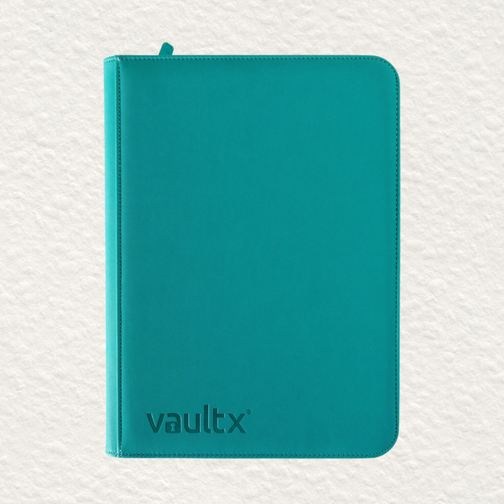 Exo-Tec Zip Binder 9-Pocket Ocean Blue