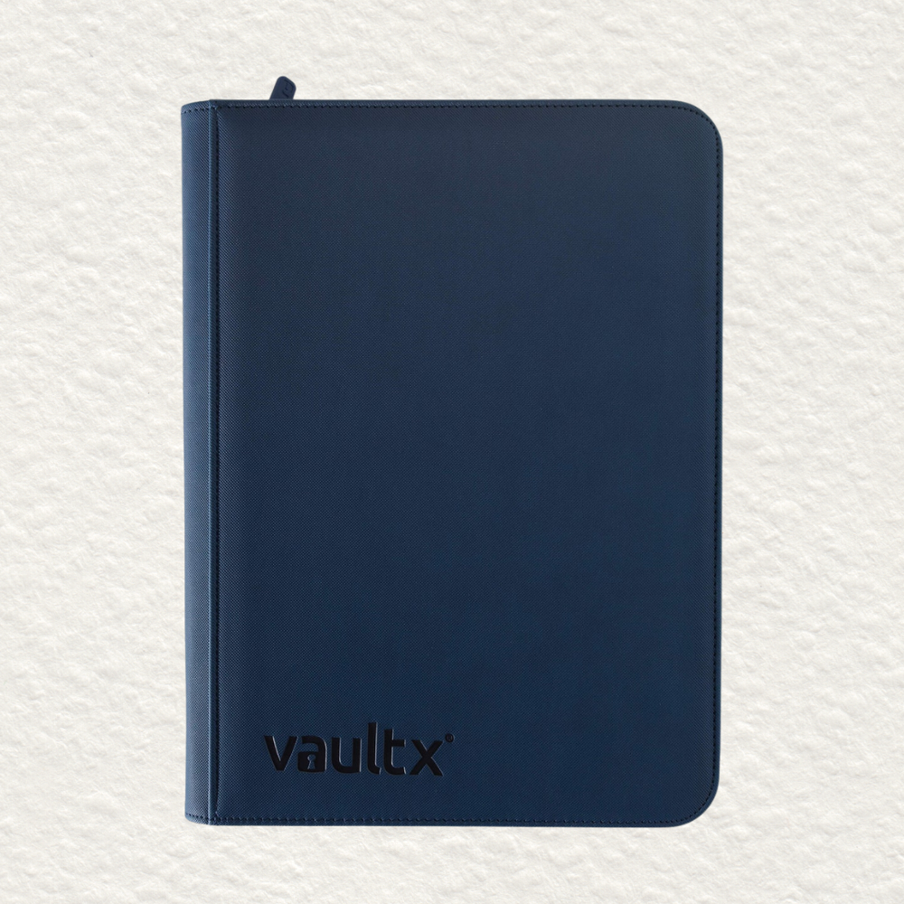 Exo-Tec Zip Binder 9-Pocket Royal Blue