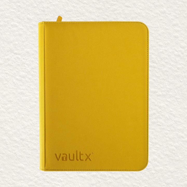 Exo-Tec Zip Binder 9-Pocket Sunrise Yellow