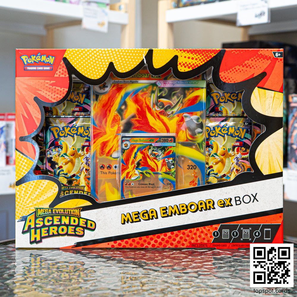 Ascended Heroes Mega Emboar ex Box