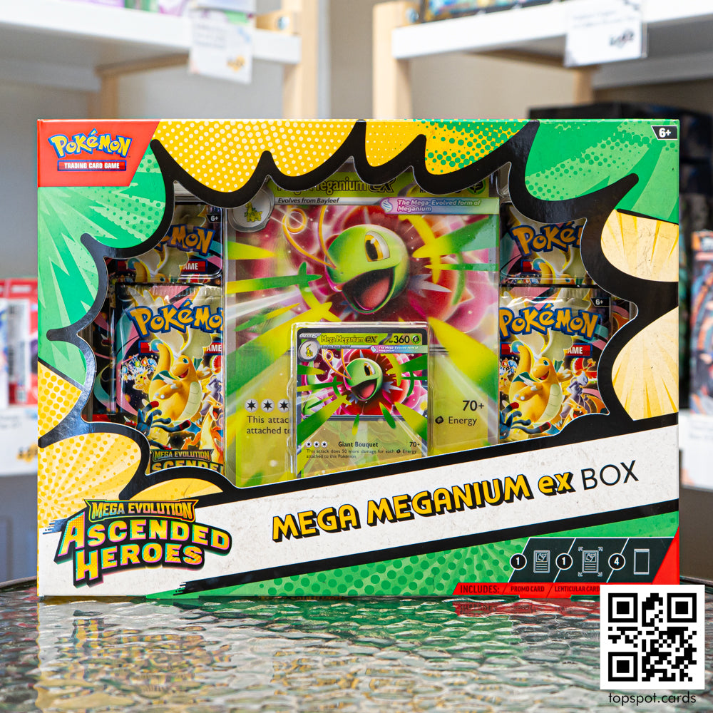 Ascended Heroes Mega Meganium ex Box