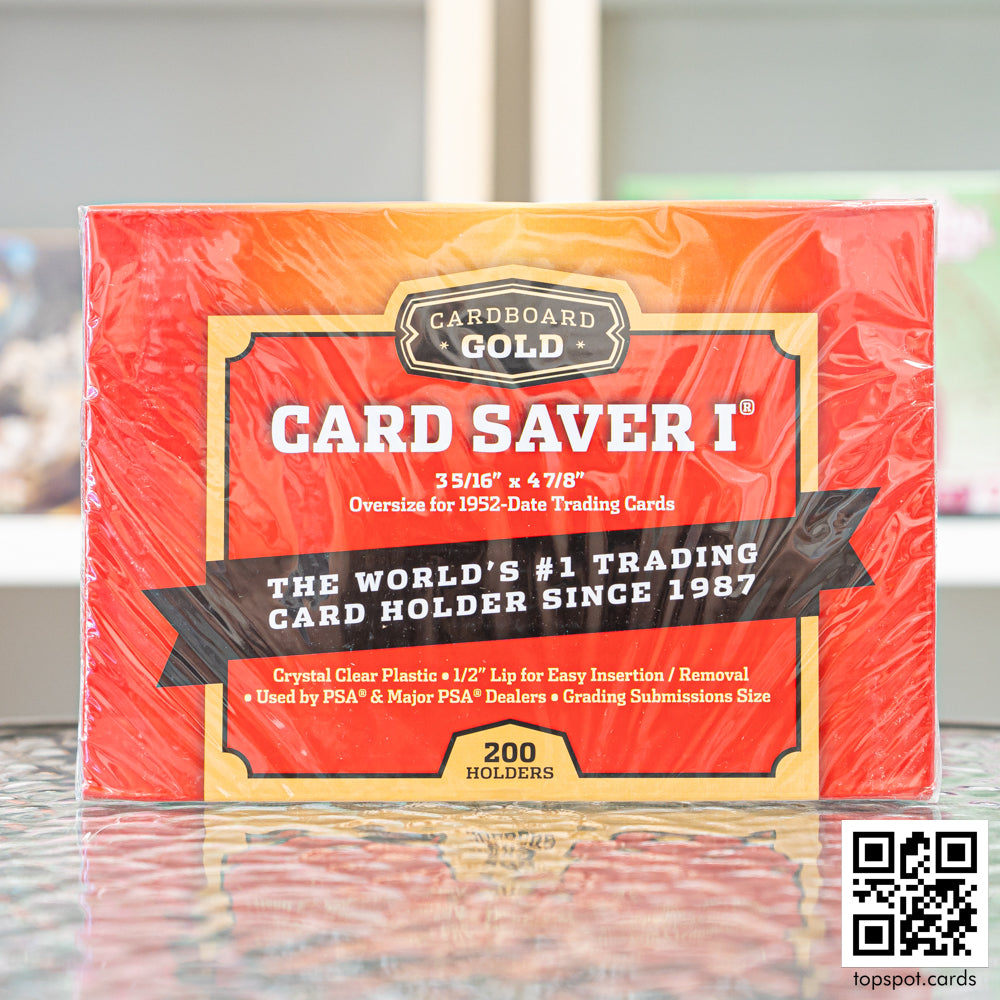 Cardboard Gold Card Saver 1 Box