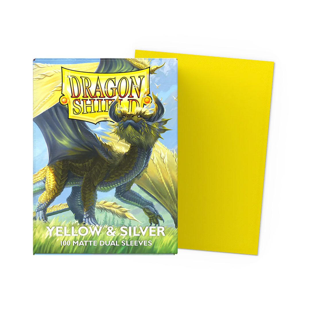 Dragon Shield Dual Matte Standard Yellow & Silver