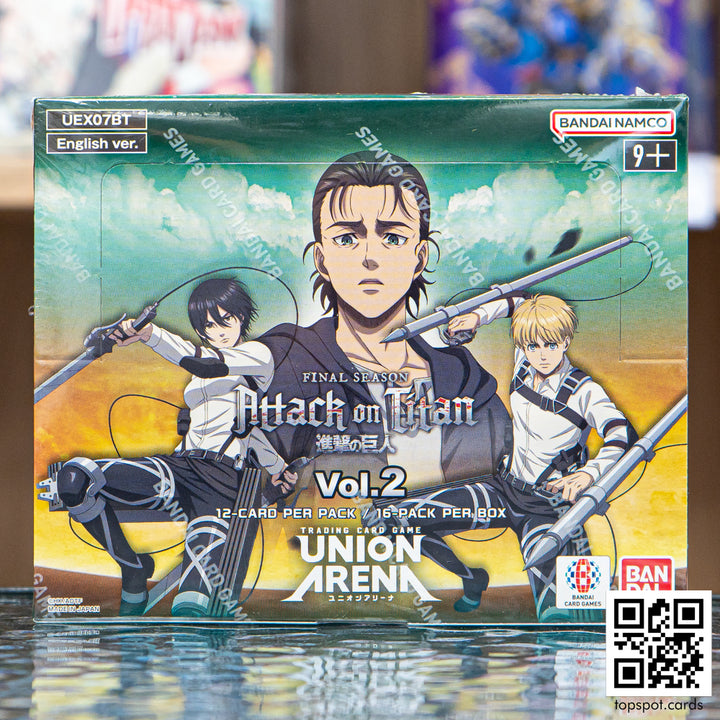 [LIMIT 2] UEX07BT Attack on Titan Booster Vol. 2 Booster Box (EN)