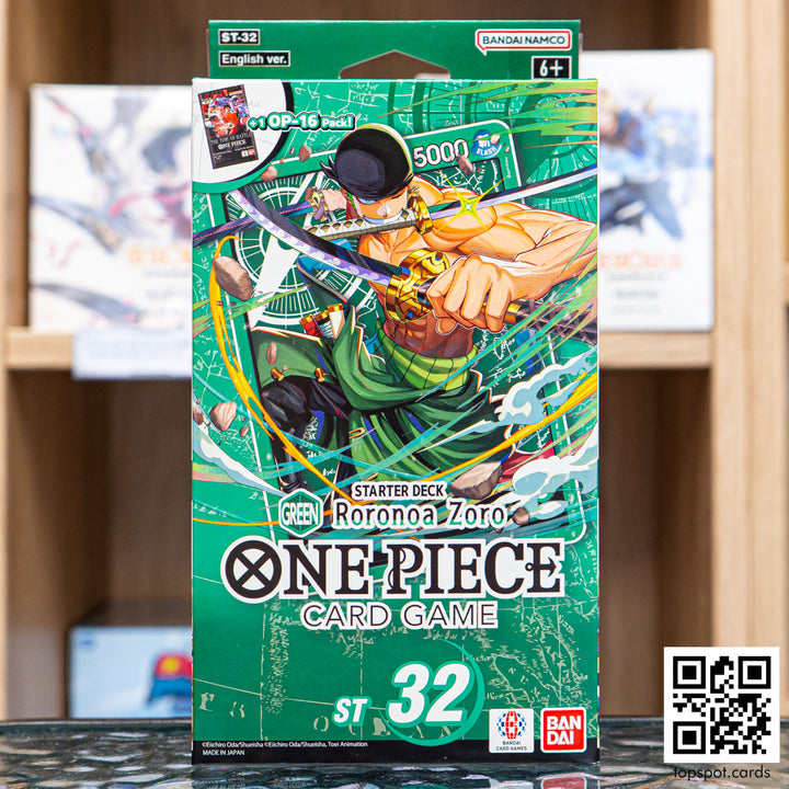 [Limit 2] ST-32 GREEN Roronoa Zoro Starter Deck (EN)
