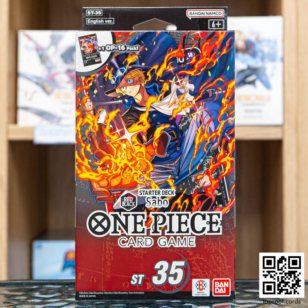 [Limit 2] ST-35 RED/BLACK Sabo Starter Deck (EN)