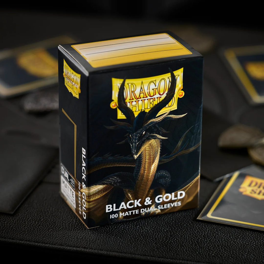 Dragon Shield Dual Matte Standard Black & Gold