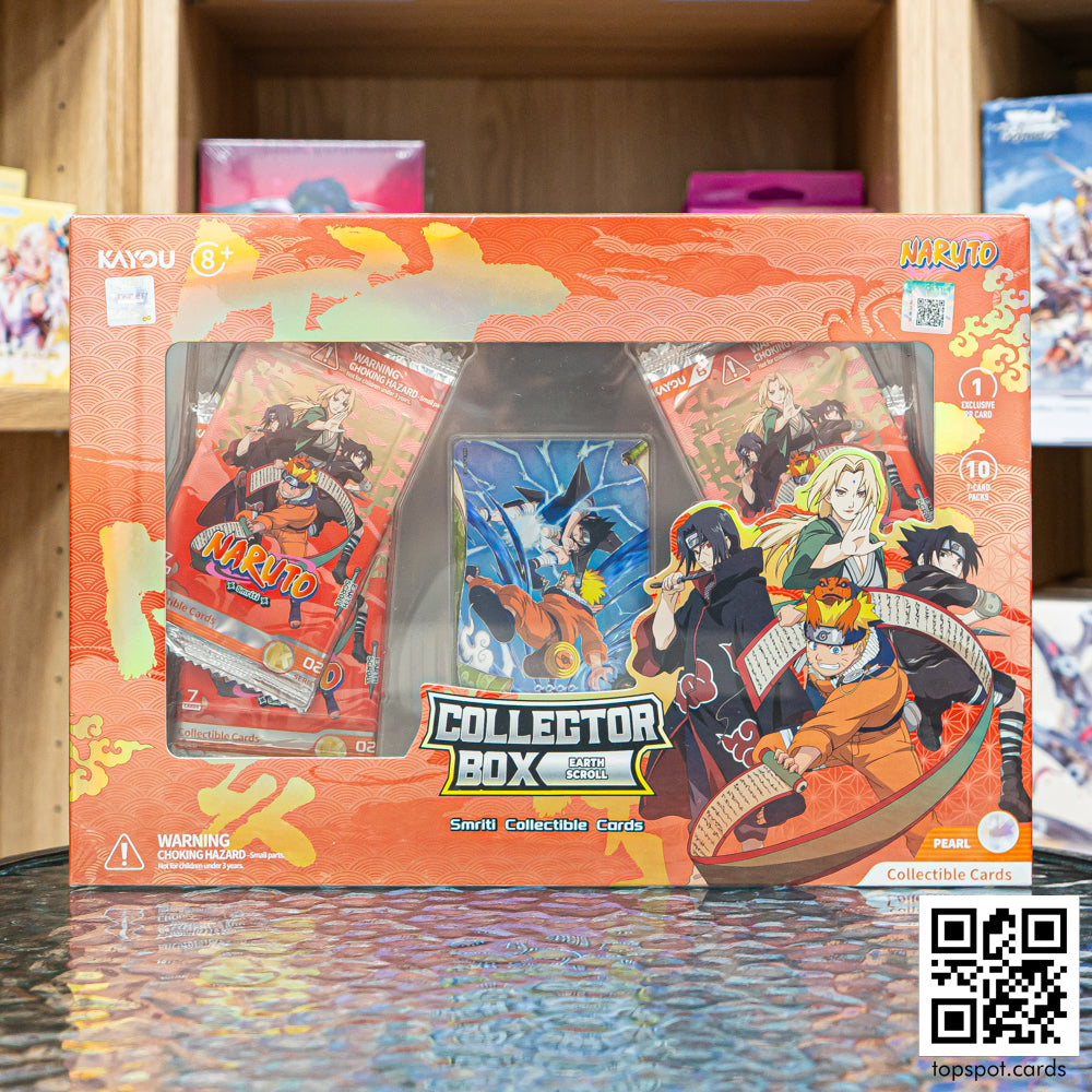 Naruto Smriti Earth Scroll Series 2 Collector Box Landscape - 10 Packs