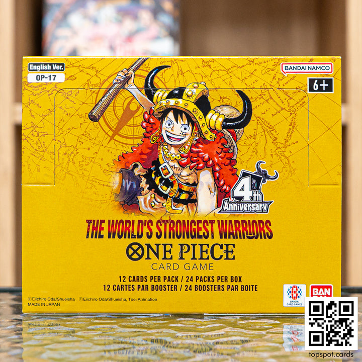 Preorder: OP-17 The World’s Strongest Warriors Booster Box (EN) (Limit 1)