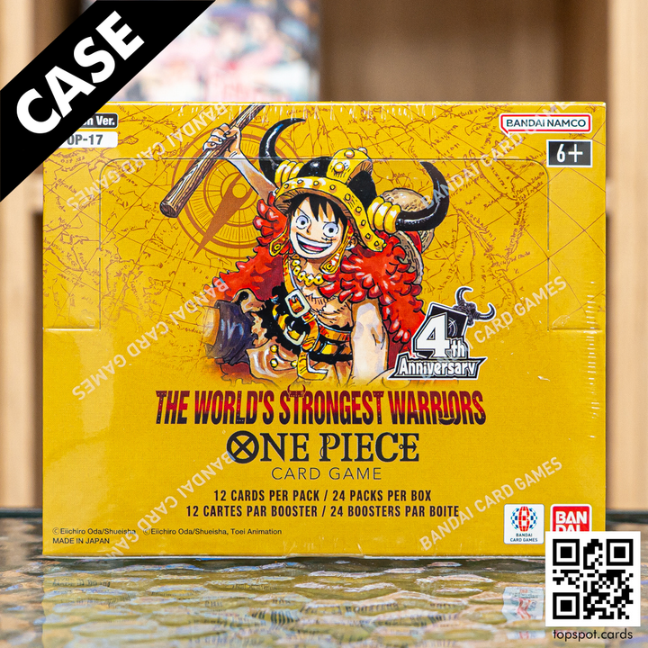 Preorder: OP-17 The World’s Strongest Warriors Booster Case (EN)