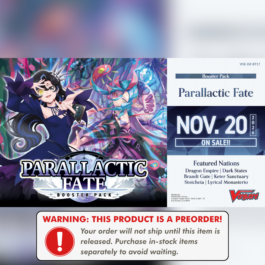 Preorder: VGE-DZ-BT17 Parallactic Fate Booster Box