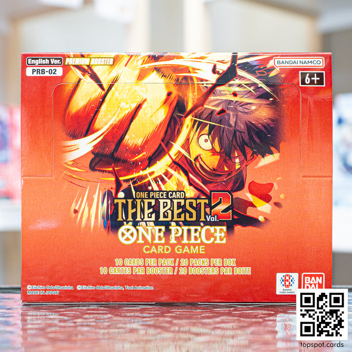 PRB-02 One Piece Card The Best Vol.2 Premium Booster Box (EN)