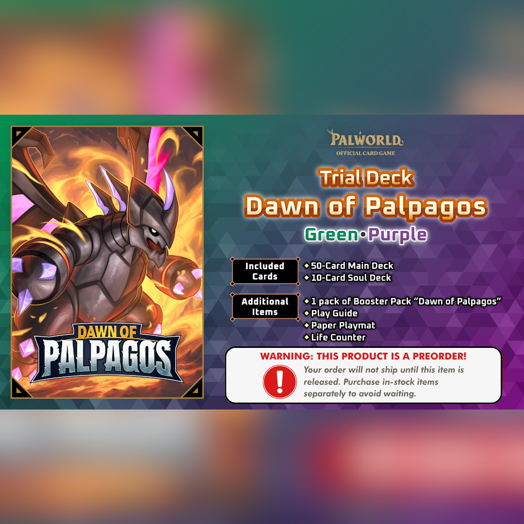 Preorder: Dawn of Palpagos Green・Purple Trial Deck (EN)