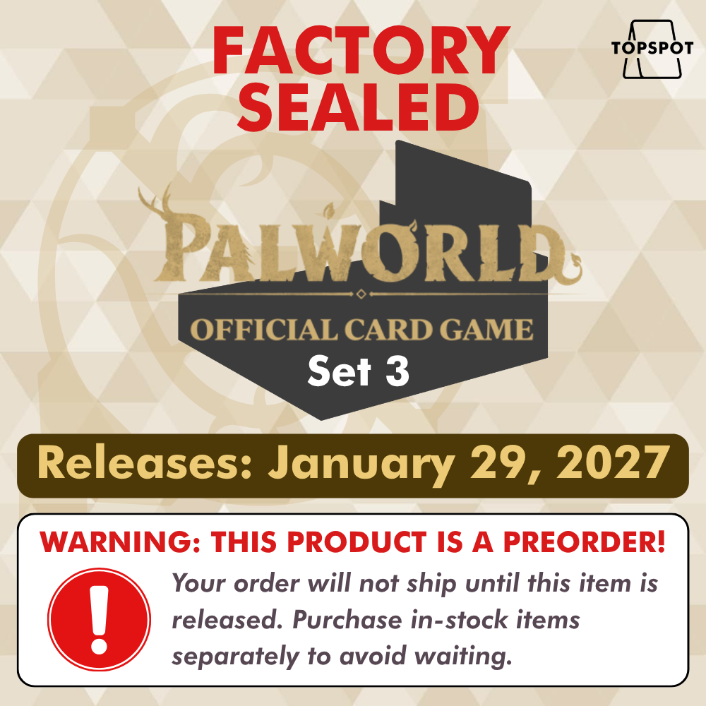 FACTORY SEALED Preorder READ DESCRIPTION: BP03 Palworld Set 3 (Title TBA) Booster Box (EN)