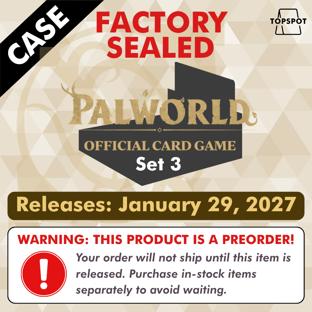 FACTORY SEALED Preorder READ DESCRIPTION: BP03 Palworld Set 3 (Title TBA) Booster Case (EN)