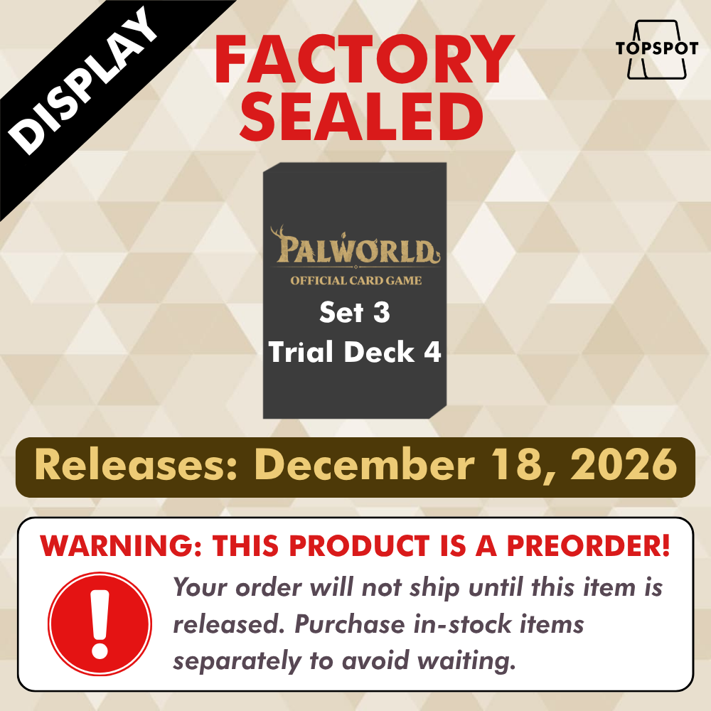Preorder: TD04 Palworld Set 3 - Trial Deck 4 Display (EN)