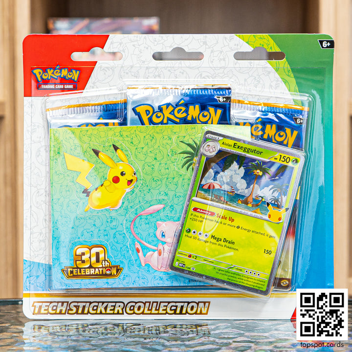 LIMIT 1: Pokemon 30th Celebration Tech Sticker Collection (Alolan Exeggutor)