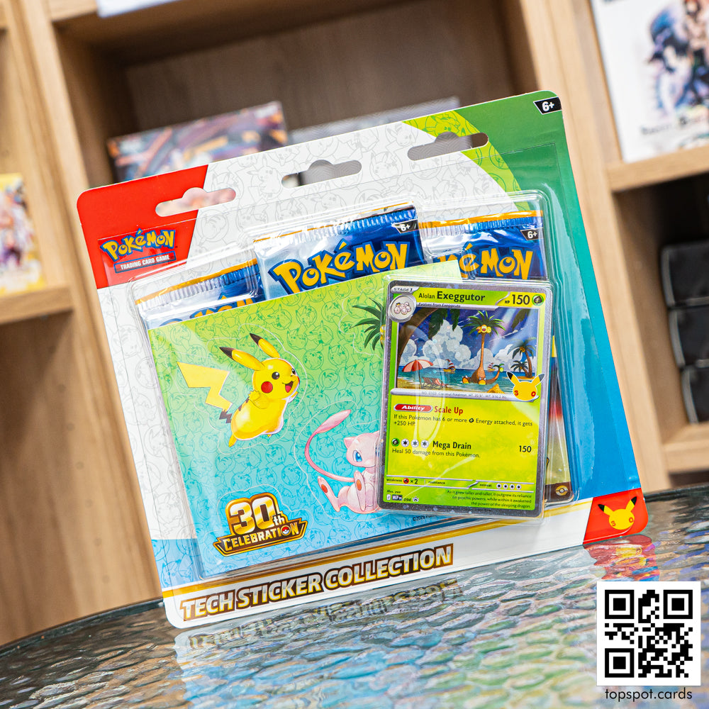 LIMIT 1: Pokemon 30th Celebration Tech Sticker Collection (Alolan Exeggutor)