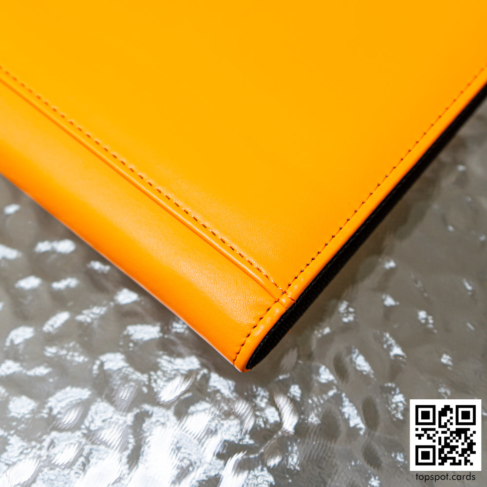 Premium 12-Pocket Zipper Binder Orange