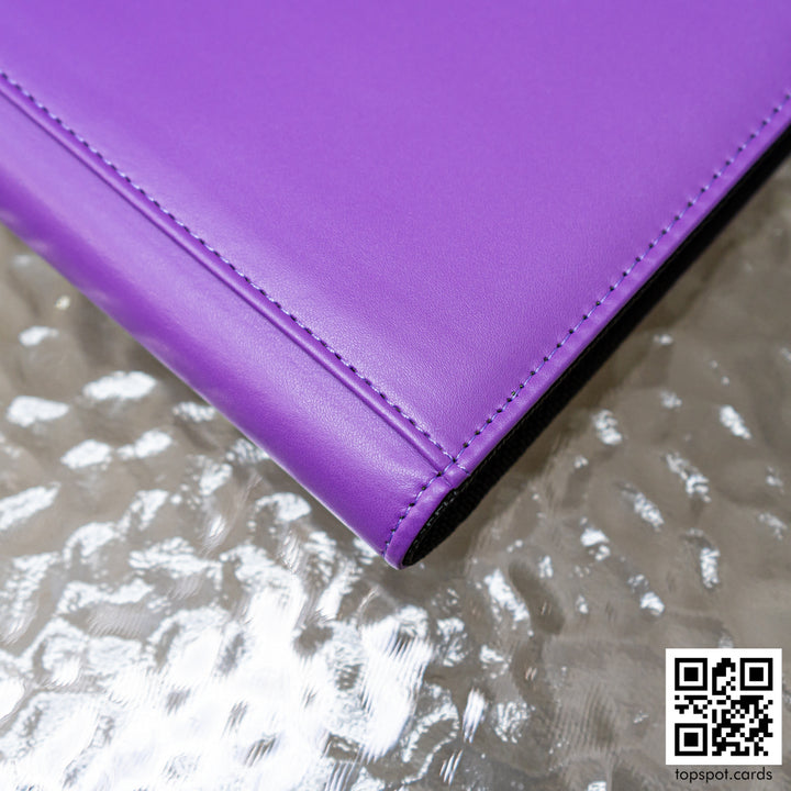 Premium 12-Pocket Zipper Binder Purple