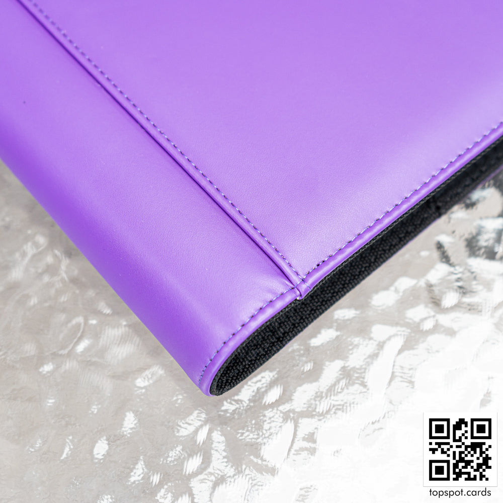 Premium 9-Pocket Toploader Binder Purple