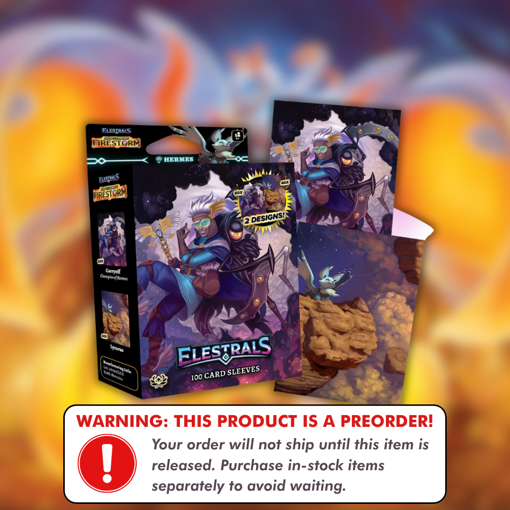 Preorder: Firestorm Carryoff Champion of Hermes Card Sleeves