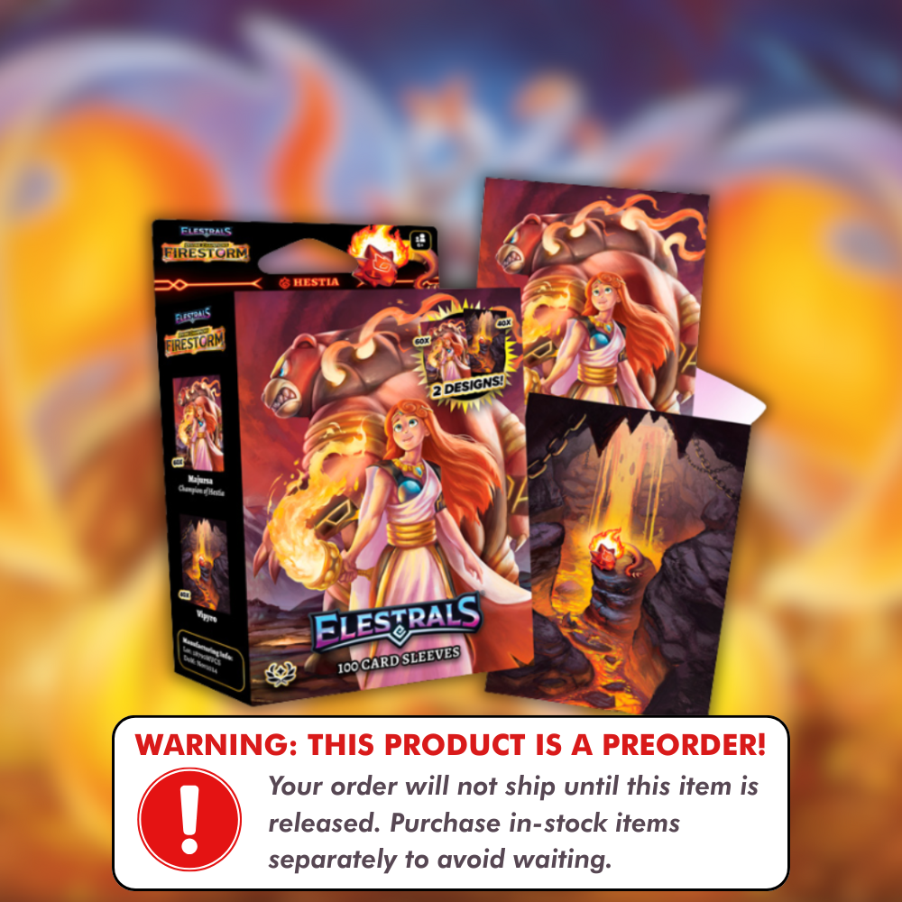 Preorder: Firestorm Majursa Champion of Hestia Card Sleeves