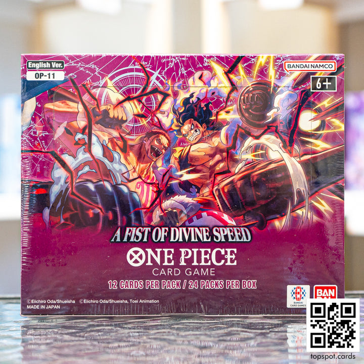 Preorder: OP-11 A Fist Of Divine Speed Booster Box (EN)