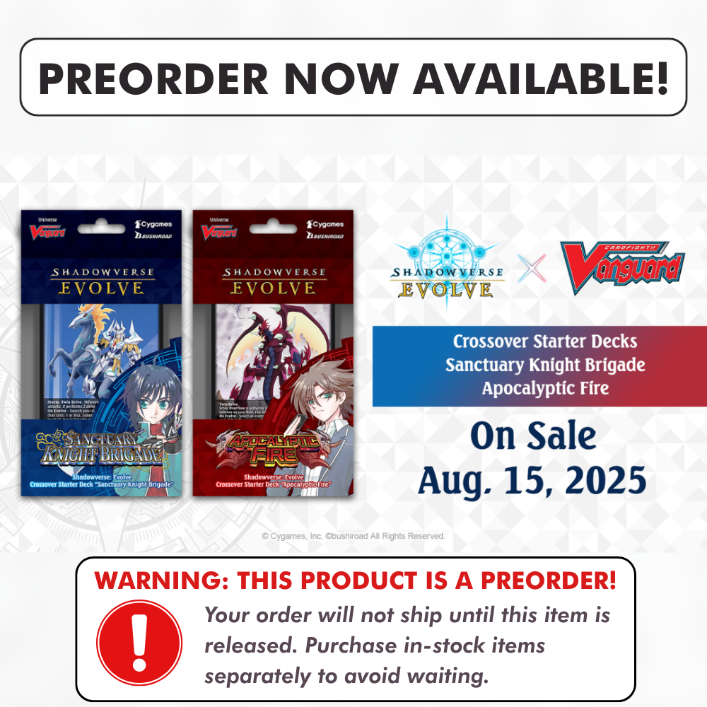 Preorder: SVEE-CSD03A Crossover Starter Deck Sanctuary Knight Brigade