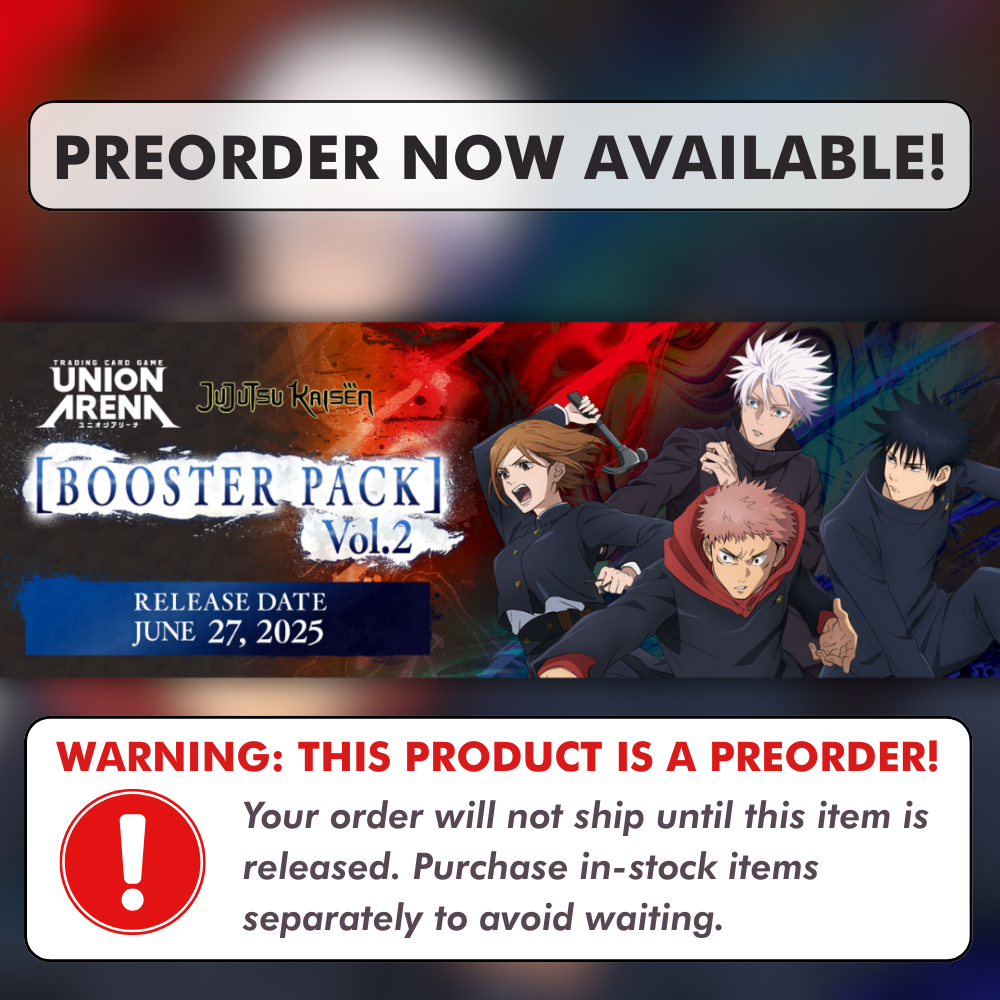 Preorder: UEX02BT Jujutsu Kaisen Vol.2 Booster Case (EN)