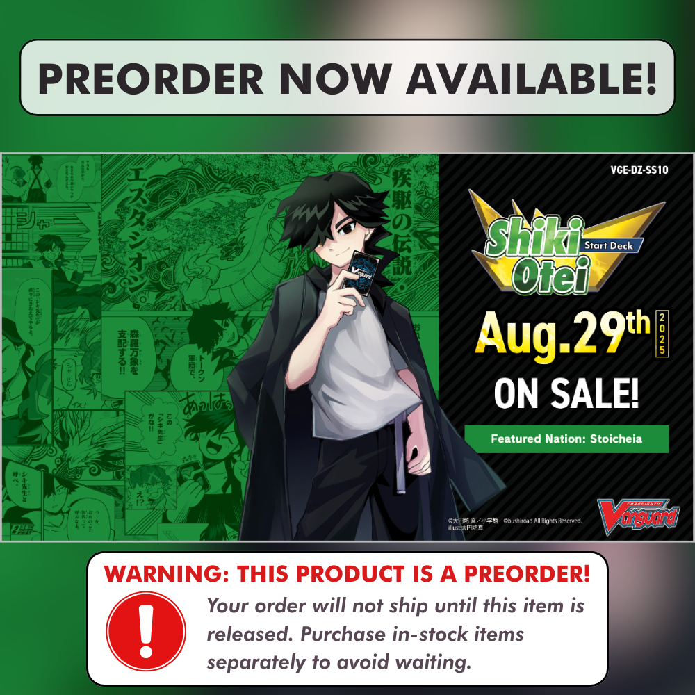 Preorder: VGE-DZ-SS10 Shiki Otei Start Deck
