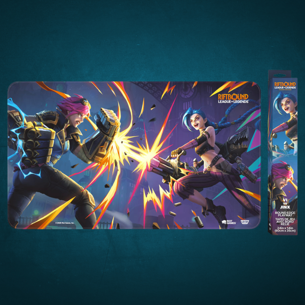 Riftbound: Vendetta Vi vs Jinx Playmat