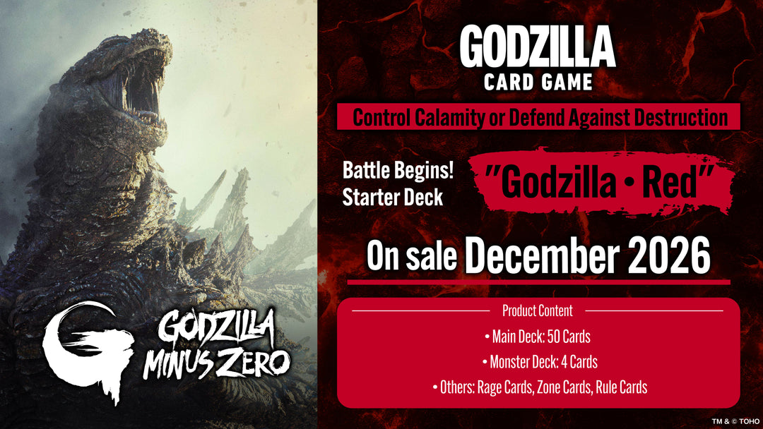 Preorder: SD03 Battle Begins! Starter Deck "Godzilla・Red"