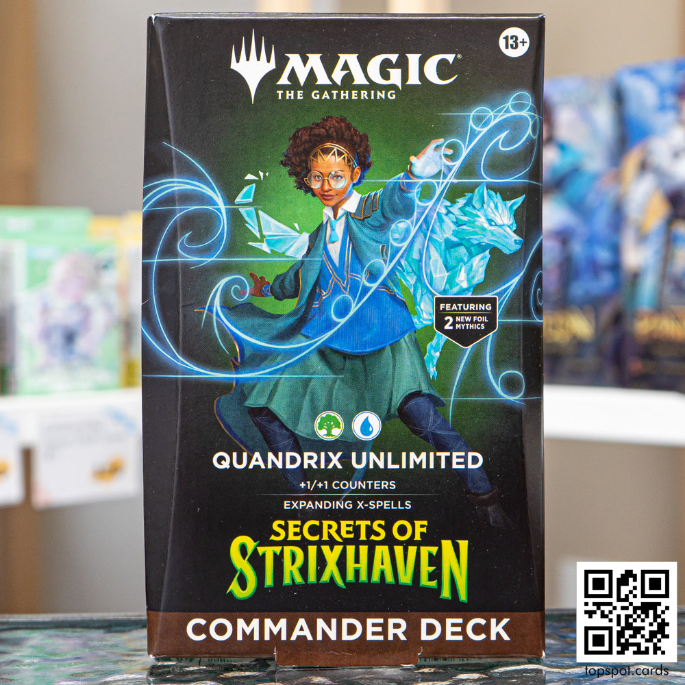 Secrets of Strixhaven Commander Deck Quandrix Unlimited