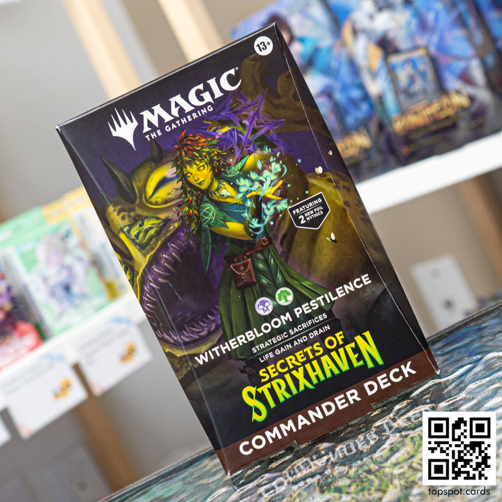 Secrets of Strixhaven Commander Deck Witherbloom Pestilence