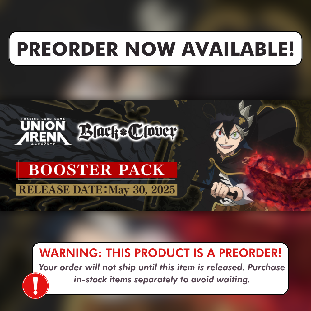 Preorder: UE08BT Black Clover Booster Box (EN)
