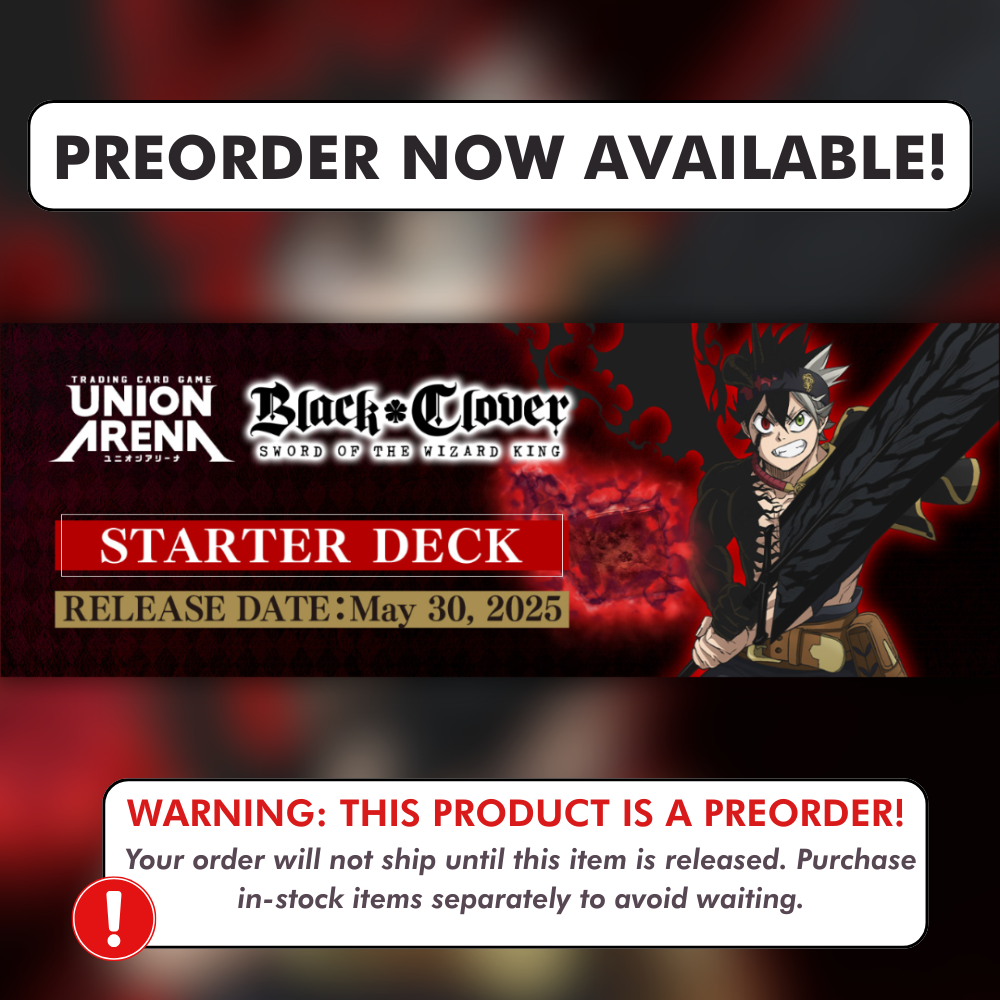 Preorder: UE08ST Black Clover Starter Deck Display (EN)
