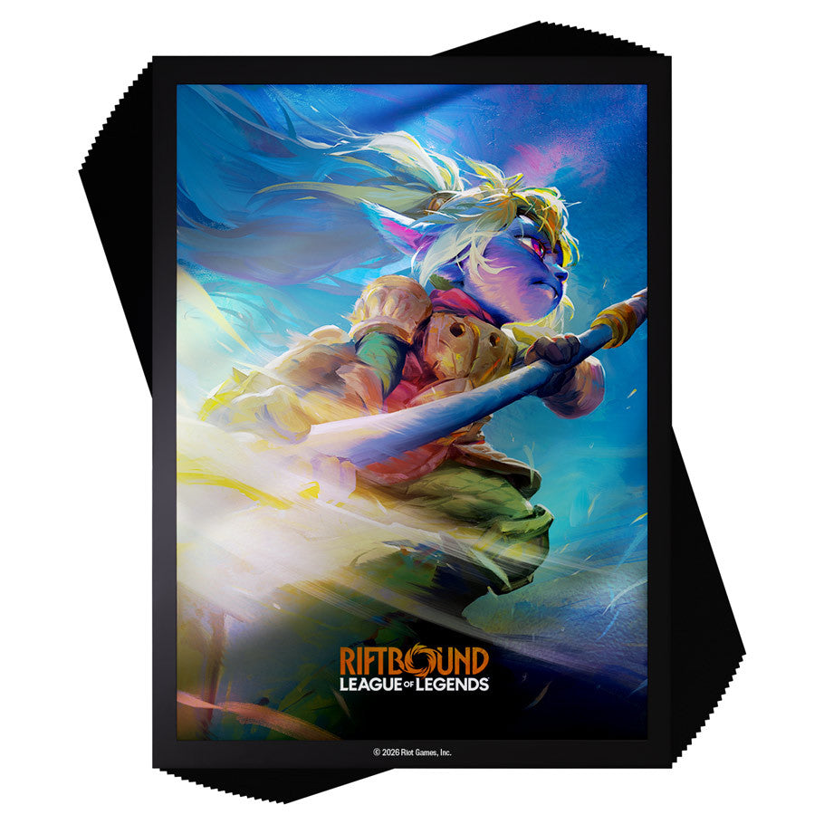 Riftbound: Unleashed Poppy, Keeper of the Hammer Art Sleeves