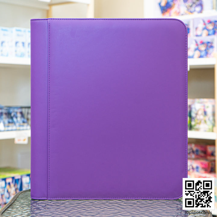 Premium 9-Pocket Toploader Binder Purple