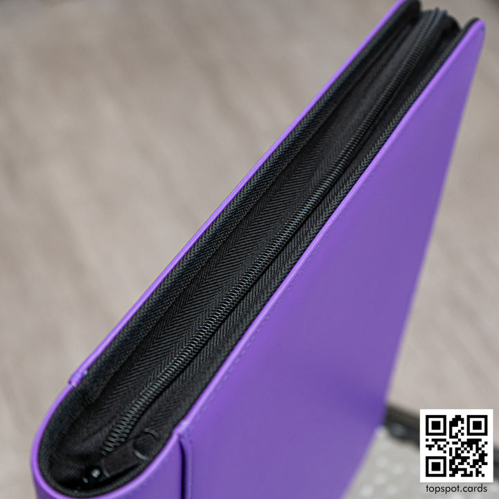 Premium 9-Pocket Toploader Binder Purple