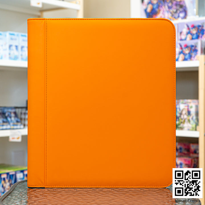 Premium 9-Pocket Toploader Binder Orange