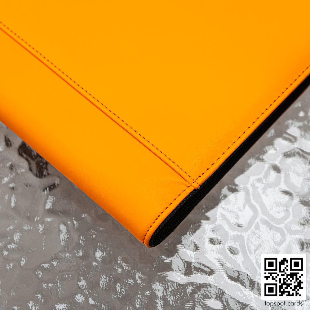 Premium 9-Pocket Toploader Binder Orange