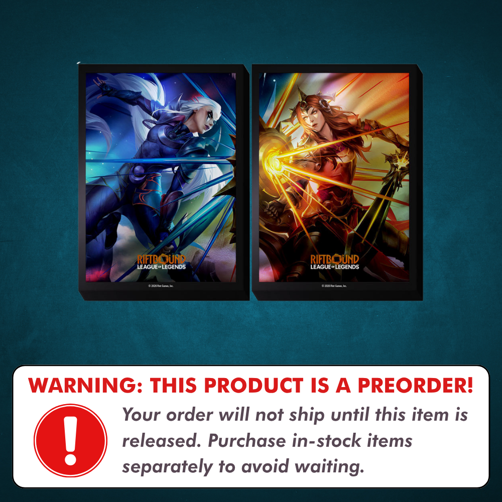 Preorder: Riftbound: Vendetta Diana vs Leona Art Sleeves