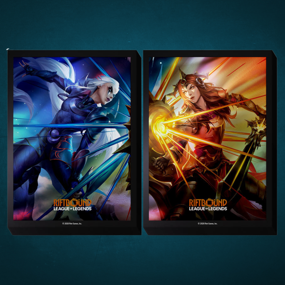 Riftbound: Vendetta Diana vs Leona Art Sleeves