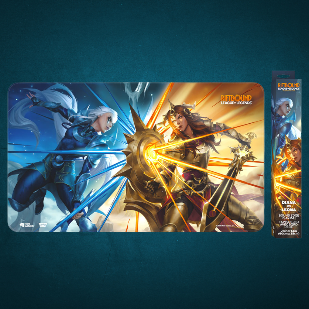 Riftbound: Vendetta Diana vs Leona Playmat